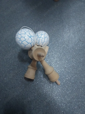 Kendama lemn 3 varfuri lemn 