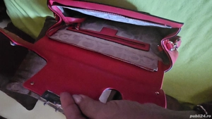 Geanta damă piele originală elegantă dacă  - imagine 3