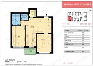 Acte gata - 3 camere cu finisaje top - incalzire pardoseala - Sos Leordeni Popesti - imagine 11