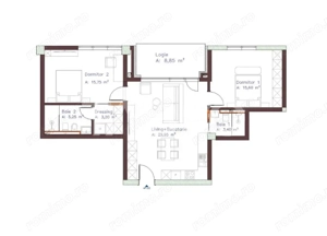 De vanzare apartament cu 3 camere bloc nou Centru Cluj Napoca - imagine 8