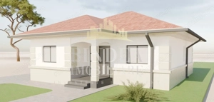 Casa individuala pe parter, 3 camere, 2 bai- Mosnita Noua, 640mp teren