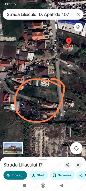 Teren intravilan Apahida jud,Cluj de vânzare 805 mp ideal pt casa ,case înșiruite sau duplex. - imagine 3