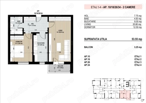 RATE DEZVOLTATOR-Splaiul Unirii- Garsoniere, 2 si 3 Camere - August 2026 - imagine 6