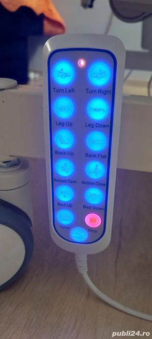 Pat electric rabatabil cu saltea  - imagine 2