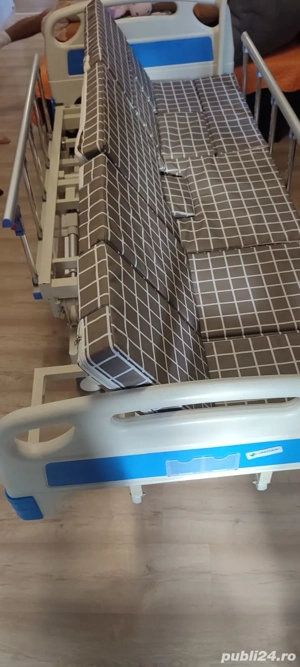 Pat electric rabatabil cu saltea  - imagine 5