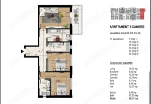 Rate direct de la dezvoltator | Apartament 2 camere | Proiect Nou - imagine 5