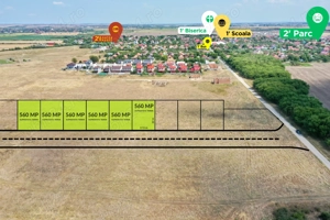 Pachet 6 Parcele Intravilan | 560 MP | Proiect + Autorizatie Duplex | Covaci | Comision 0