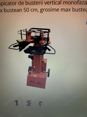 Despicator lemne vertical monofazat Breckner, 3000 W, presiune 8 Tone - imagine 6
