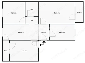 Apartament de vanzare cu 4 camere renovat integral zona Dioda Sibiu
