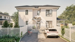 Casă individuală cu grădină generoasă – spațiu, lumină și funcționalitate