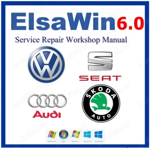 ElsaWin 6 pentru SKODA, SEAT, si VW, AUDI baza de date 04.2018