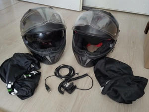 Casca Moto Nolan N86 cu intercom N-com B1, marimea M - imagine 5