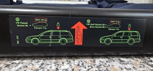 Bare transversale VW Bora,Passat,Golf4 Variant