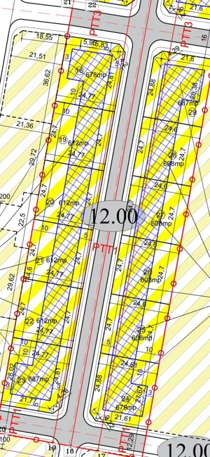 MT229 Parcele de vanzare-BAZOSU NOU, cu UTILITATI