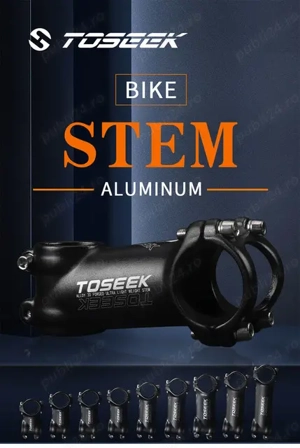 Pipa TOSEEK aluminiu bicicletă reversibilă +- 7 garde ulatrausoară mtb - imagine 5