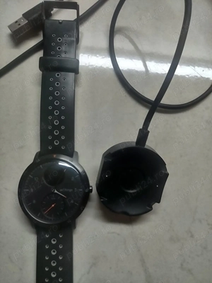 Ceas smartwatch Withings Steel HR Sport 40mm, Black - imagine 3