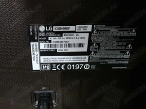 set 2 difuzoare 6ohm 10w eab64048204  de pe tv LG 43uh668v - imagine 4