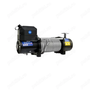 Troliu HUSAR WINCH BST S 13000 lbs (trage 5897 Kg) cu dispozitiv rulare corecta cablu + husa - imagine 3