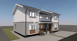 Jumatate de duplex,4 camere si 2 bai,Giarmata la stadiul de proiect - imagine 2