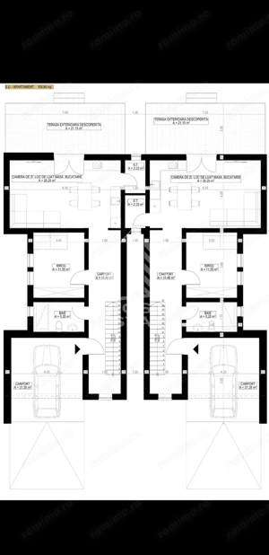 Duplex nou si modern,4 camere2,bai,la cheie Giarmata - imagine 12