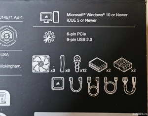 Ventilatoare PC Corsair iCUE Link RX120 RGB Kit - imagine 3