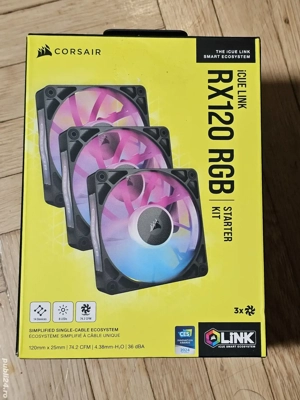 Ventilatoare PC Corsair iCUE Link RX120 RGB Kit