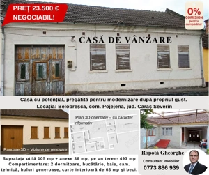 CASA 2 CAMERE BELOBRESCA (493 MP)