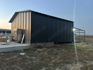 Vand hala metalica noua doar montata gri antracit