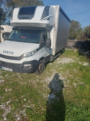 IVECO DAILY cu prelata,platforma de 5 m.