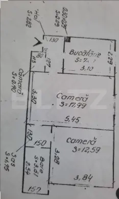 Apartament 2 camere, 47 mp, zona Micro 1, preluare de chiriasi