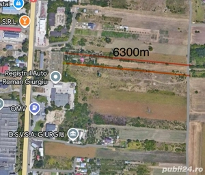 Inchiriez teren 6300m Giurgiu