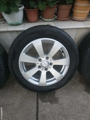 Jante aliaj R16, 5x112 originale Mercedes  - imagine 3