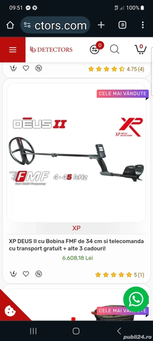 Detector metale XP Deus 2 nou - imagine 2