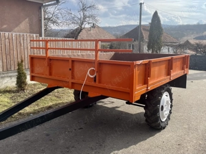 Remorca tractor agricola monoax - imagine 2