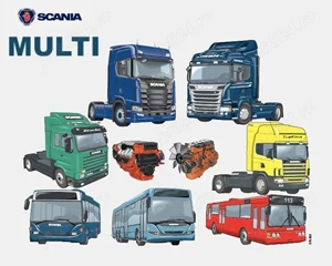 Scania 2025 - Catalog de piese, manuale de reparatii, scheme electrice