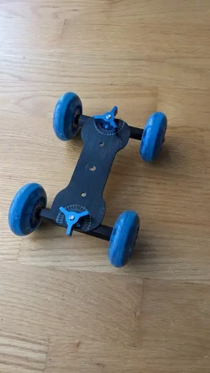 Slider video cu roti mari de silicon