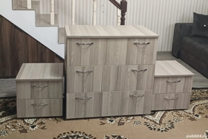 Set: comodă+2 noptiere 