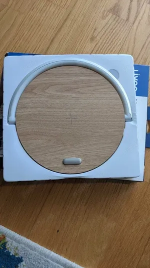 Incarcator wireless cu lumina de noptiera tactila - imagine 2