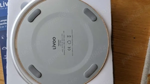 Incarcator wireless cu lumina de noptiera tactila - imagine 4