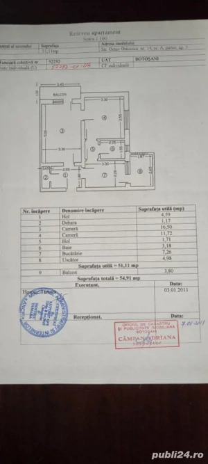 vanzare apartament 2 camere