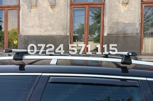 Set bare transversale portbagaj cu cheie, ALUMINIU, lungime 120 cm (modele compatibile in descriere) - imagine 4