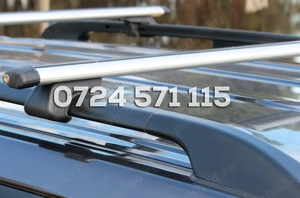 Set bare transversale portbagaj cu cheie, ALUMINIU, lungime 120 cm (modele compatibile in descriere) - imagine 6