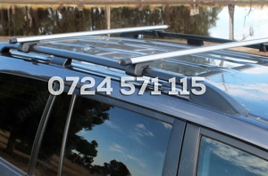 Set bare transversale portbagaj cu cheie, ALUMINIU, lungime 120 cm (modele compatibile in descriere) - imagine 5