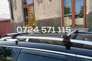 Set bare transversale portbagaj cu cheie, ALUMINIU, lungime 120 cm (modele compatibile in descriere) - imagine 3