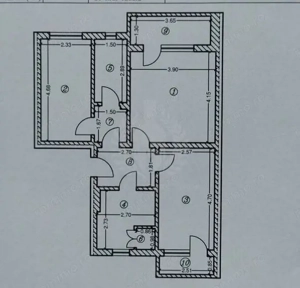 3 CAMERE // C-TIN BREZEANU // DECOMANDAT // 2 BALCOANE