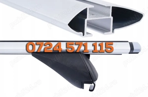 Bare transversale portbagaj - ALUMINIU - WINGBAR - Lungime 120 cm (montaj pe longitudinale tip ȘINĂ) - imagine 6