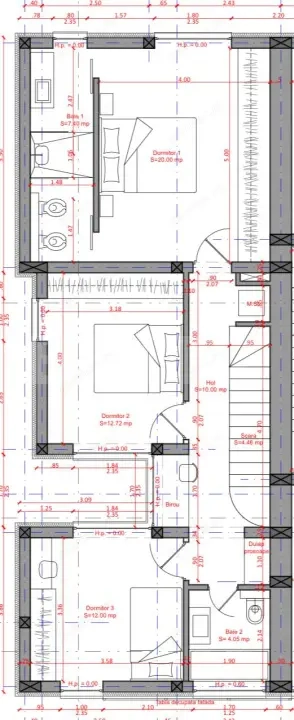 Duplex, 139 mp utili, teren 310 mp – zona Lipovei - imagine 2