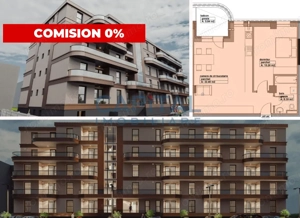 Apartament de vanzare, 2 camere, lift, bloc nou, comision 0%