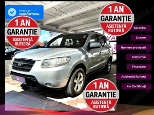 Hyundai Santa Fe Luxury  Tractiune 4x4 si 2x4  155 Cai Piele neagra