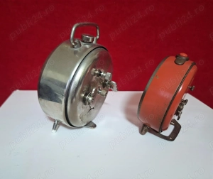 Ceas mecanic desteptator vintage Kienzle 1930 1950 Germany - imagine 2
